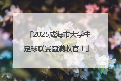 2025威海市大学生足球联赛圆满收官！