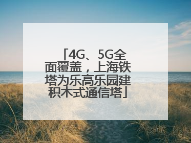 4G、5G全面覆盖，上海铁塔为乐高乐园建积木式通信塔